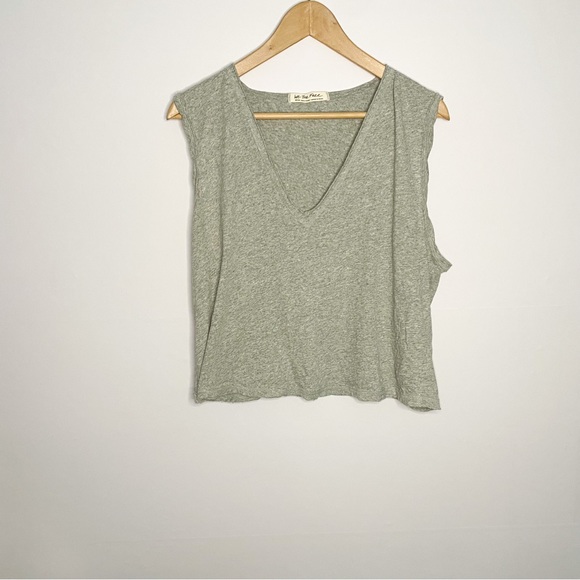 Free People We the Free Dreamy Tank Grey Size Medium - Picture 4 of 5